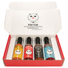 Funny Cat Name 4 Bottle Hot Sauce Gift Box - Fat Cat Gourmet Hot Sauce & Specialty Condiments