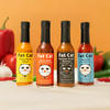Funny Cat Name 4 Bottle Hot Sauce Bundle